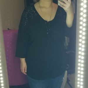 Torrid 3/4 sleeve , size 2, blouse